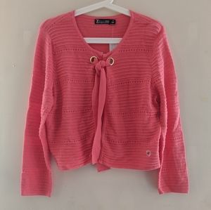 CARDI SWEATER WITH TIE